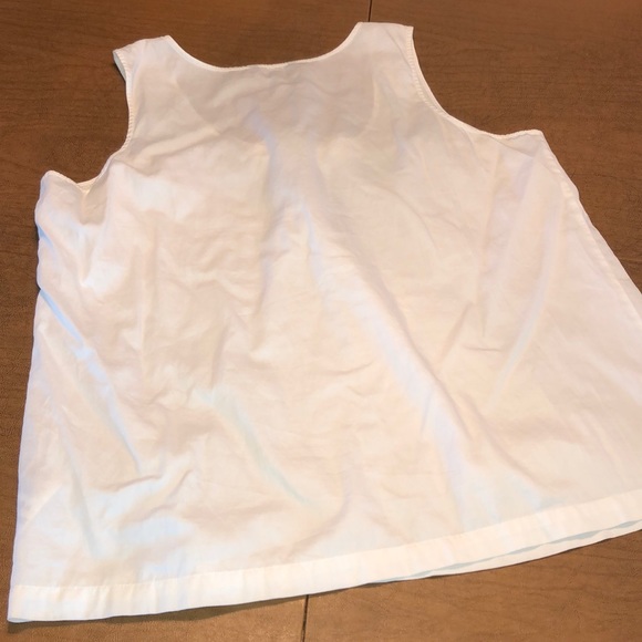 White TOMMY HILFIGER Sleeveless Top Blouse XXL - Picture 6 of 8